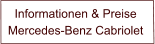 Informationen & Preise  Mercedes-Benz Cabriolet
